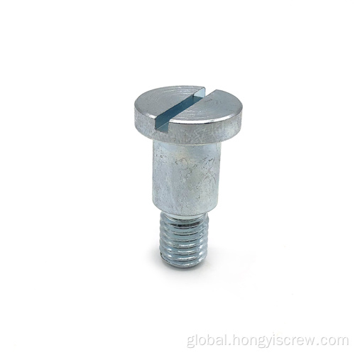 Non-Standard Fasteners Custom Flat Head Slotted Half Threaded Shoulder Screws Supplier